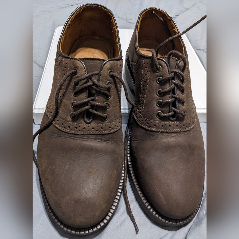 Duck Head Dark Brown Men's Leather Oxfords